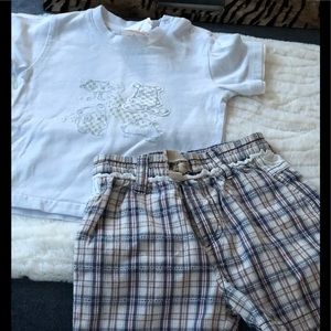 Boutique Jean Bourget Infant Boys Short Set 12 mos